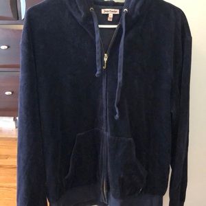 Juicy velour zip up hoodie